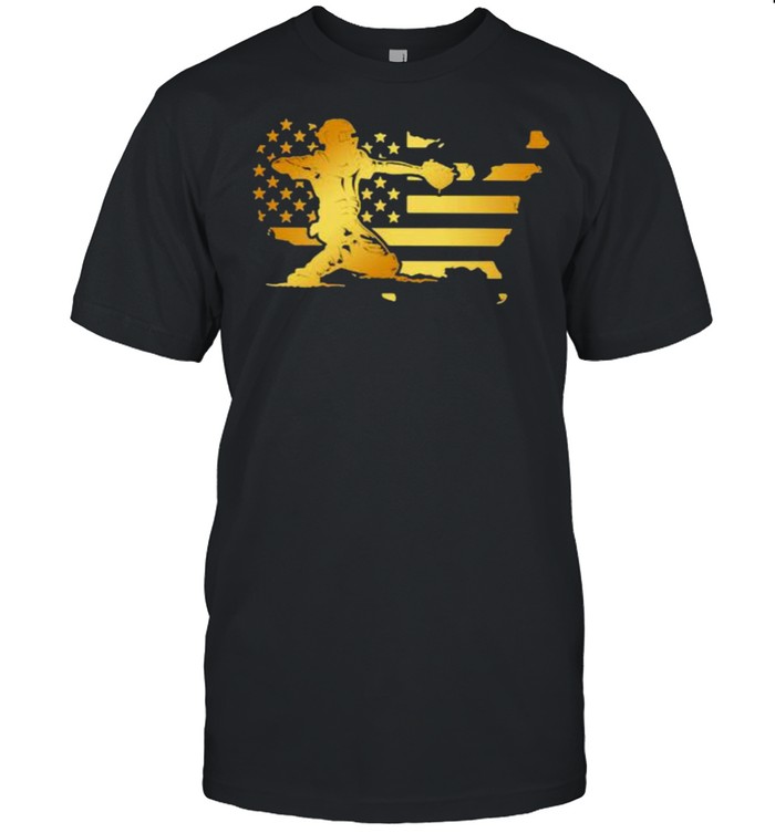 Gold Flag Catcher American Classic Men's T-shirt