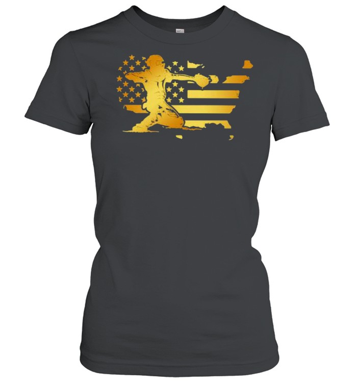 Gold Flag Catcher American Classic Women's T-shirt