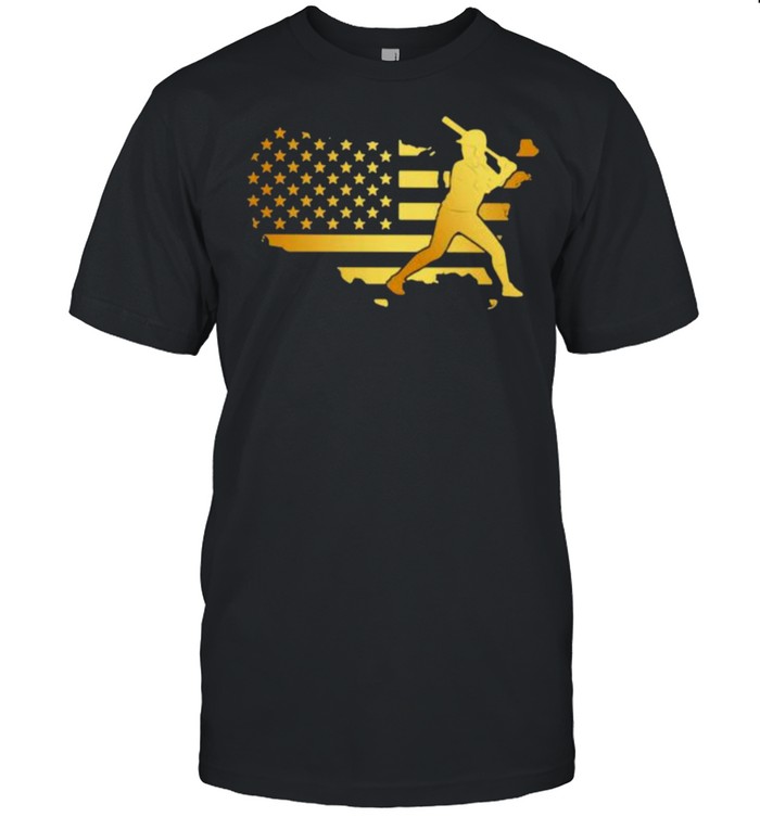 Gold Flag Softball American Classic Men's T-shirt