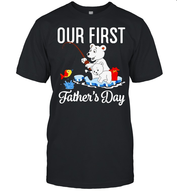 Happy First Father’s Day Our First Daddy And Olivia T-shirt Classic Men's T-shirt