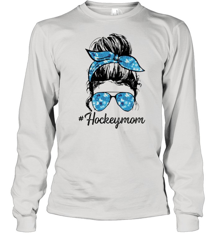 Hockey Mom Girl Long Sleeved T-shirt