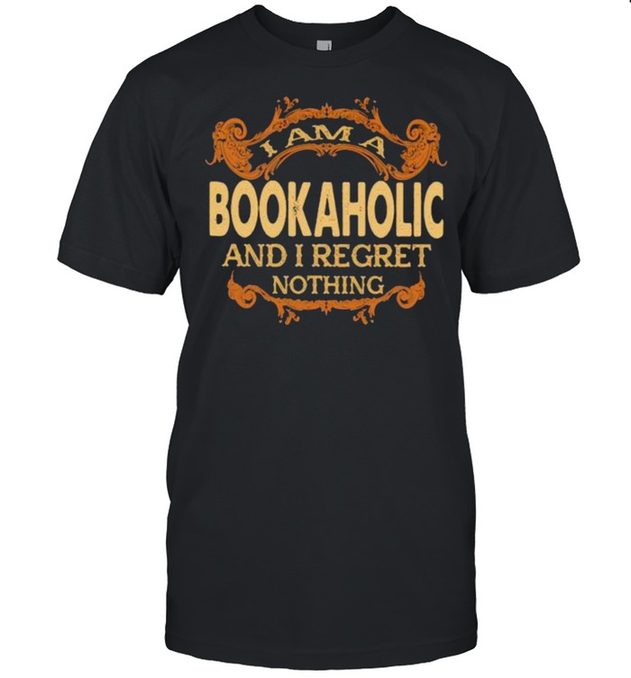 I am a Bookaholic and I regret nothing shirt Classic Men's T-shirt