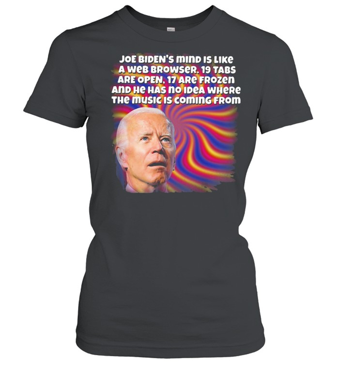 Joe Biden's Mind IS Like A Web Brower Classic Women's T-shirt