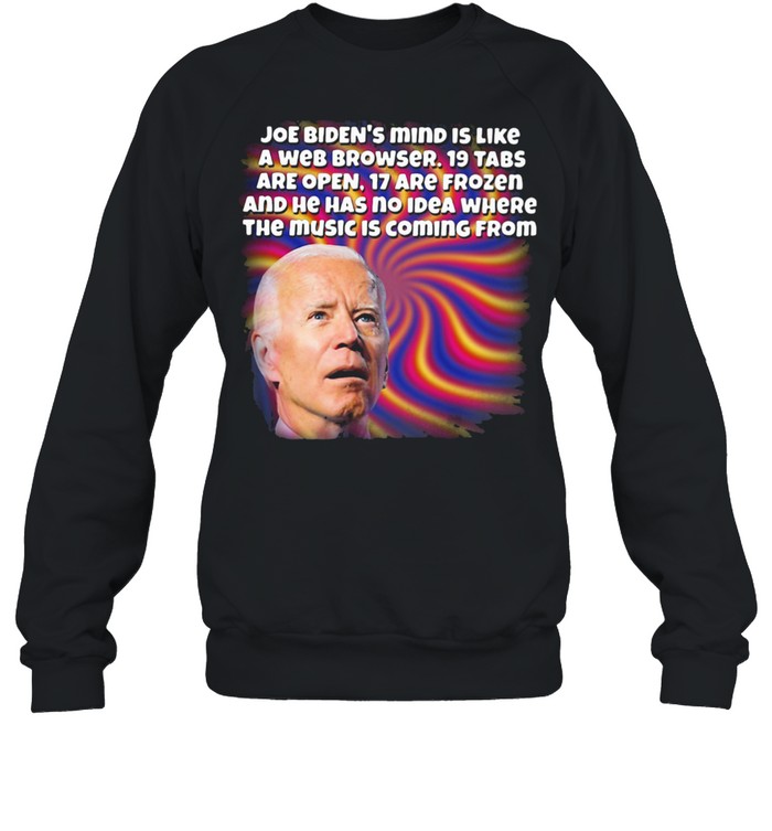 Joe Biden's Mind IS Like A Web Brower Unisex Sweatshirt