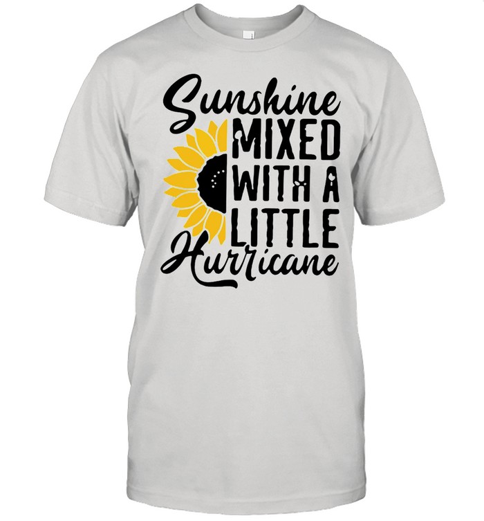 Sunflower Sunshine Mixed With A Little Hurricane T-shirt Classic Men's T-shirt