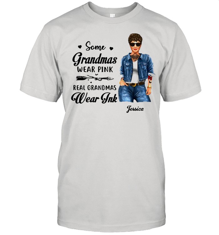 Some Grandmas Wear Pink Real Grandmas Wear Ink Personalized T-shirt Classic Men's T-shirt