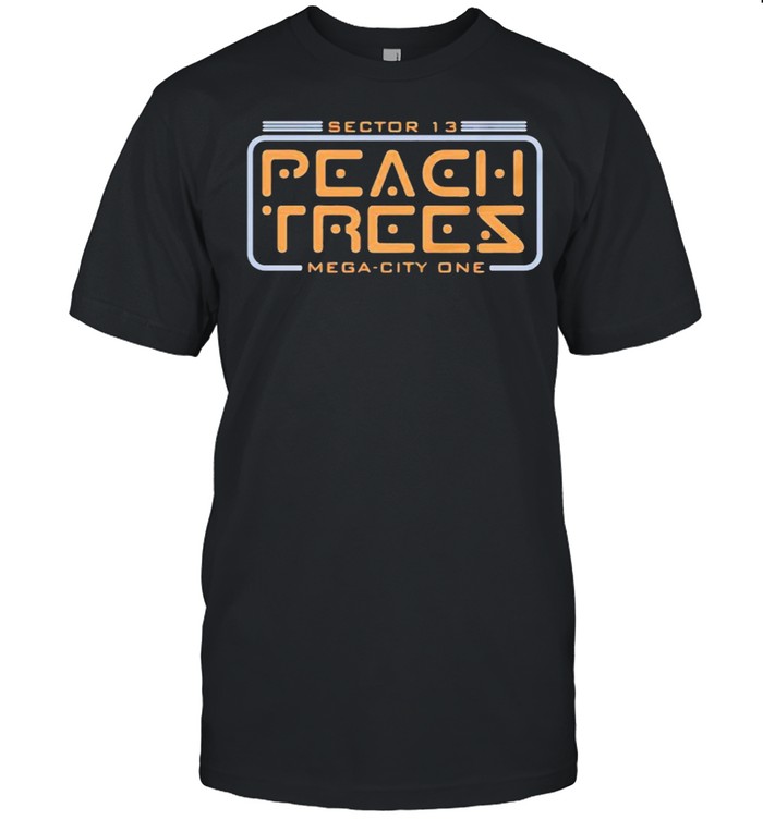 Dredd movie megacity peach trees shirt