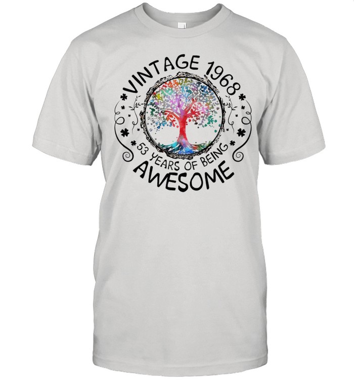 Vintage 1968 53 years of being awesome shirt Classic Men's T-shirt