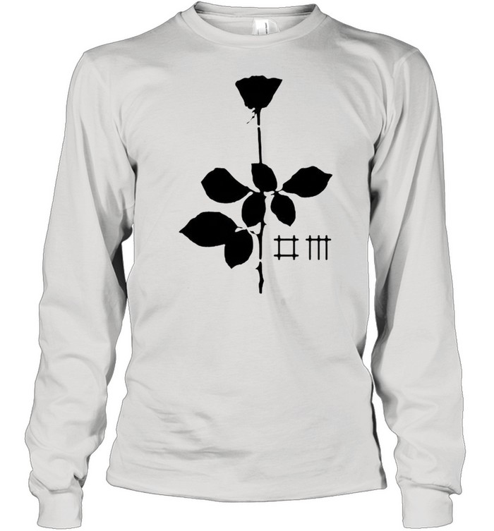 Black rose depeche mode shirt Long Sleeved T-shirt