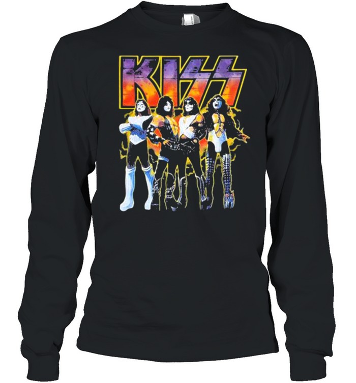 Kiss band rock music shirt Long Sleeved T-shirt