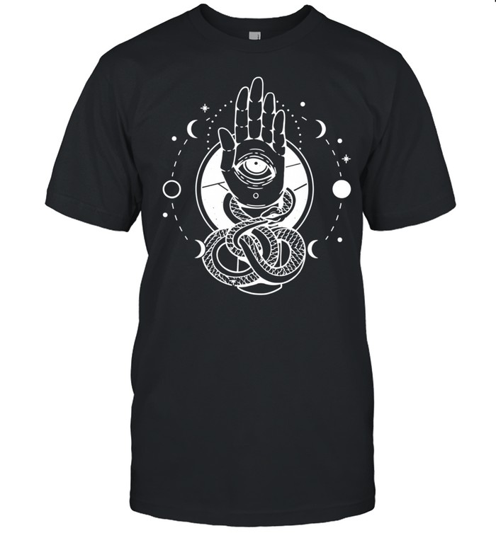 All Seeing Eye Blackcraft Okklutismus Witchcraft Tarot shirt Classic Men's T-shirt