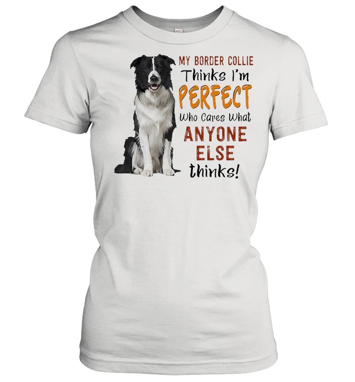 My Border Collie Thinks I'm Perfect Who Cares What Anyone Else