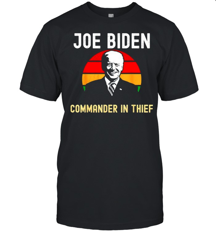 Joe Biden commander in thief vintage shirt Classic Men's T-shirt