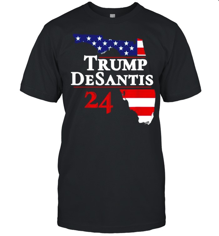 Trump DeSantis 2024 Election America Florida T-Shirt