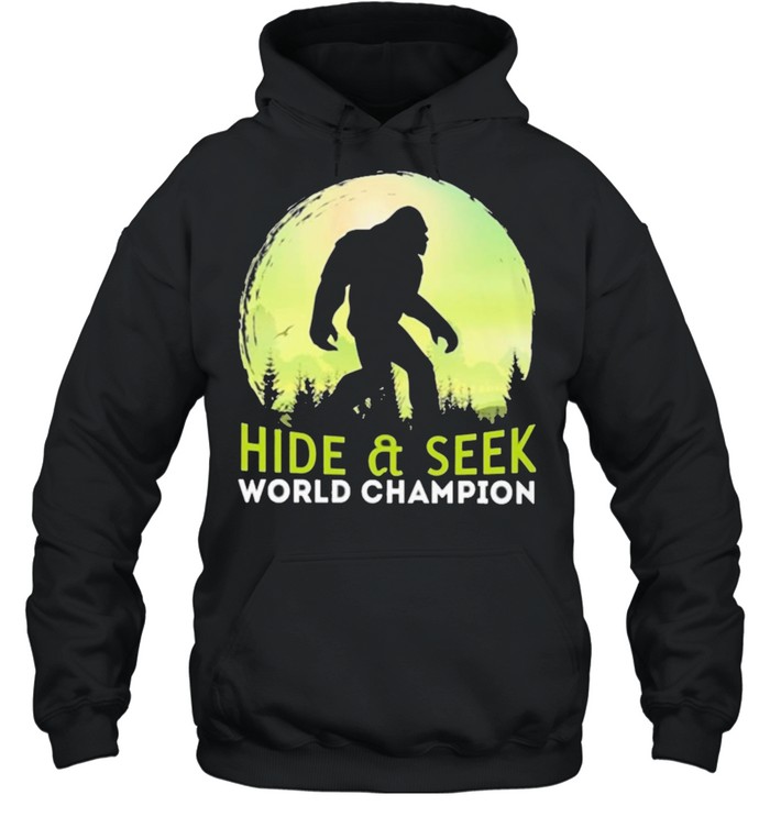 Hide seek world champion camping shirt Unisex Hoodie