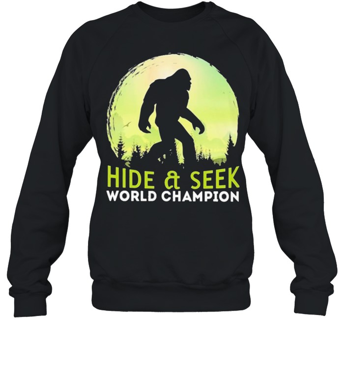Hide seek world champion camping shirt Unisex Sweatshirt
