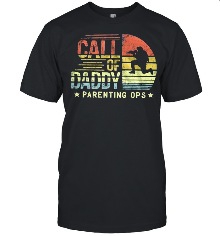 Vintage Call Of Daddy Parenting Ops Retro shirt Classic Men's T-shirt