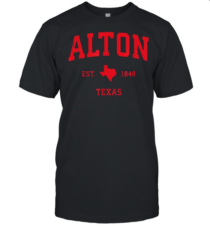 Alton Texas TX Est 1848 Vintage Sports T- Classic Men's T-shirt