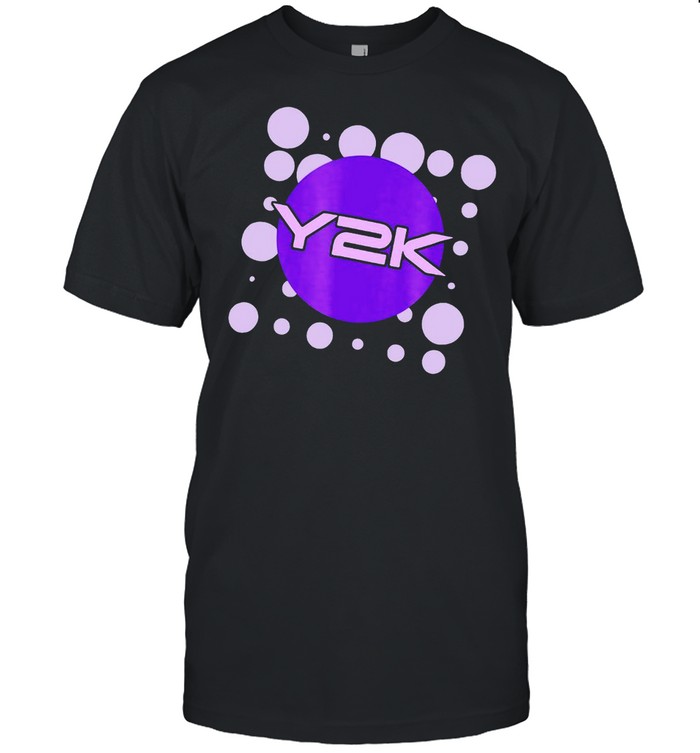 Y2k Retro Purple Bubble Aesthetic T-shirt Classic Men's T-shirt