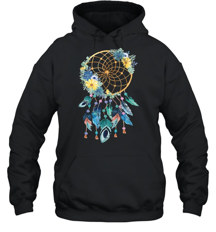 Hippie Dream Catcher Boho Native American Dreamcatcher shirt Unisex Hoodie