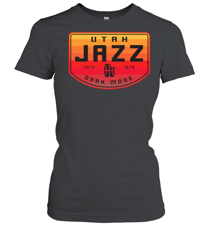Utah Jazz 2021 NBA Playoffs Dark Mode shirt Classic Women's T-shirt