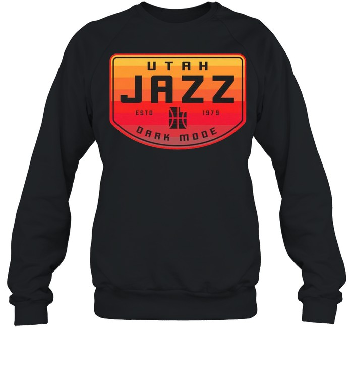Utah Jazz 2021 NBA Playoffs Dark Mode shirt Unisex Sweatshirt