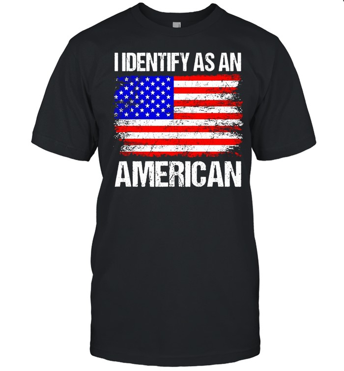 I identify as an American flag shirt Classic Men's T-shirt