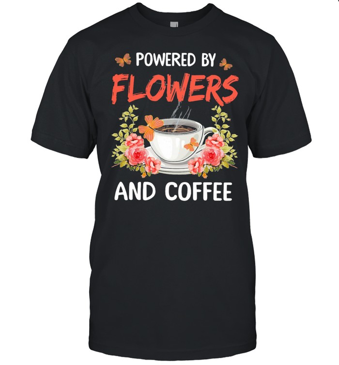 Powered by flowers and coffee shirt Classic Men's T-shirt