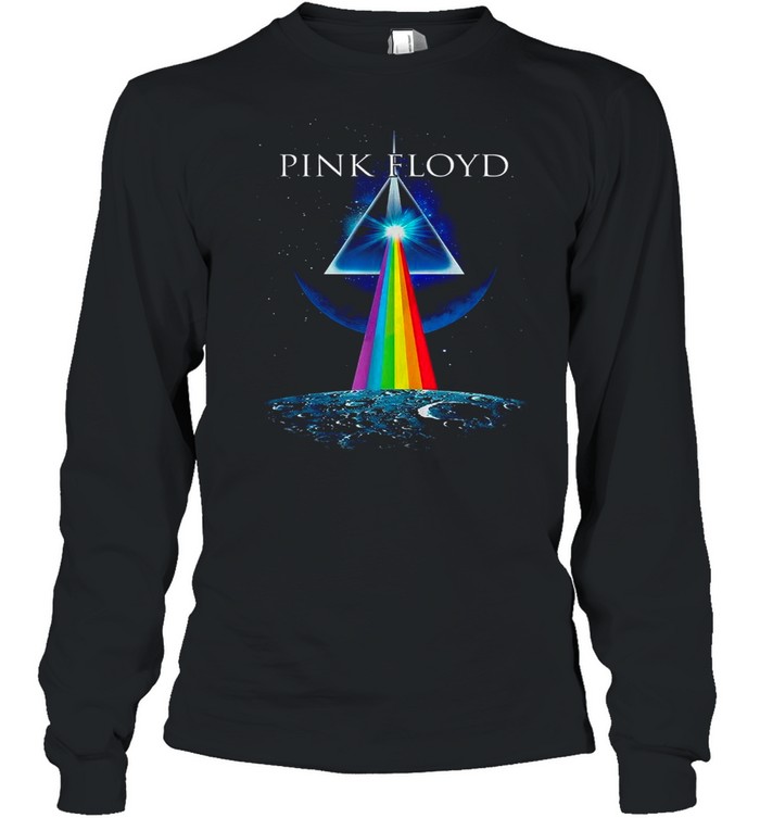 Pink floyd in the moon shirt Long Sleeved T-shirt