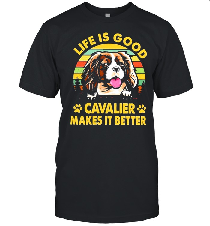 Cavalier life is good cavalier makes it better shirt Classic Men's T-shirt
