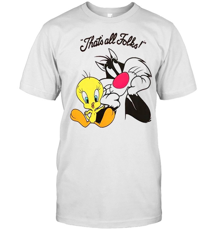 Sylvester and Tweety that’s all Folks shirt Classic Men's T-shirt