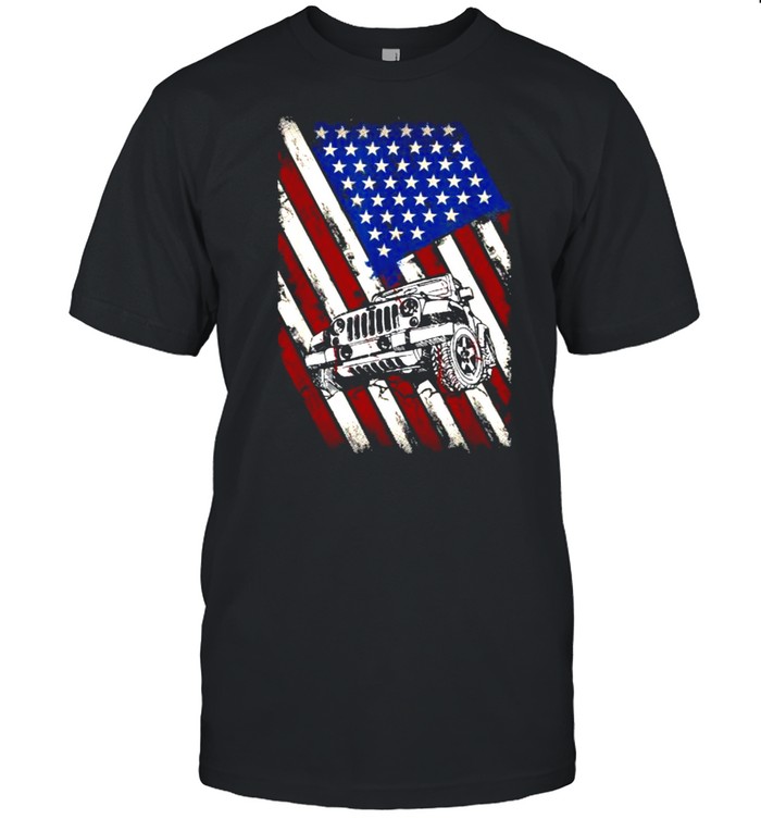 Jeep american flag shirt