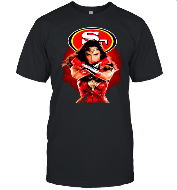 Wonder Woman San Francisco 49ers shirt