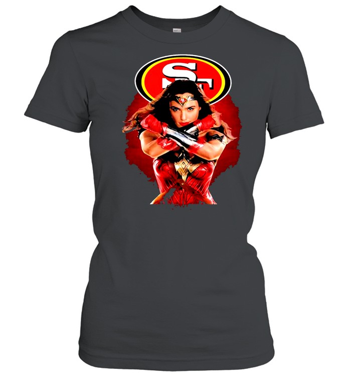 Wonder Woman San Francisco 49ers shirt Classic Women's T-shirt