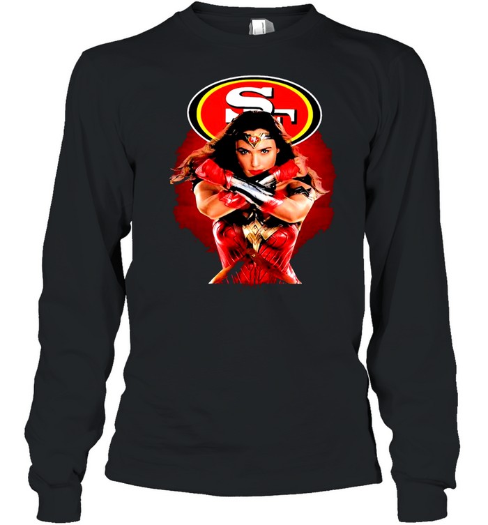 Wonder Woman San Francisco 49ers shirt Long Sleeved T-shirt