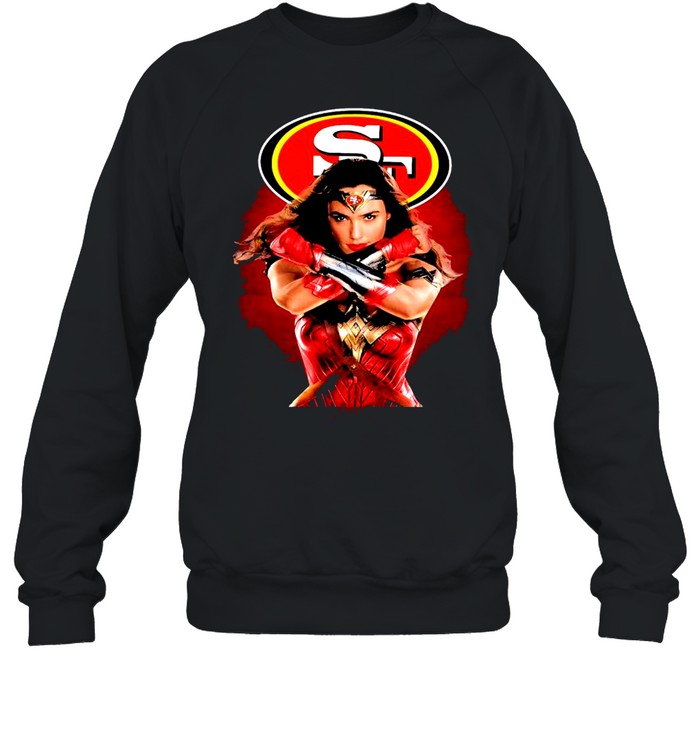 Wonder Woman San Francisco 49ers shirt Unisex Sweatshirt