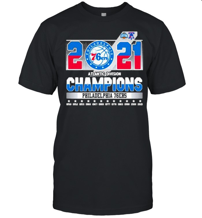 Atlantic division champions 2021 philadelphia 76ers shirt