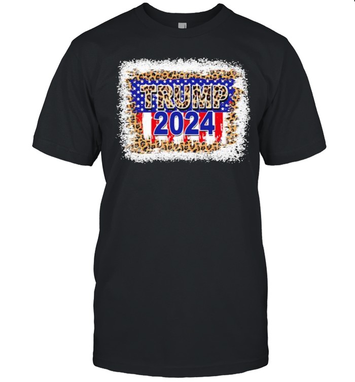 Trump 2024 election democrat leopard shirt