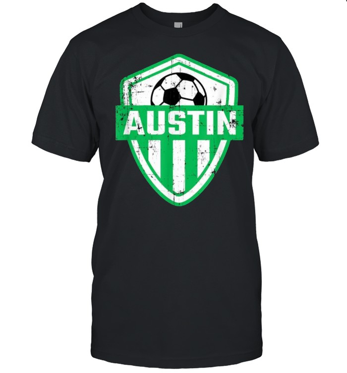 Austin Soccer Jersey Style Team Fan FC Texas Sports Verde T-Shirt