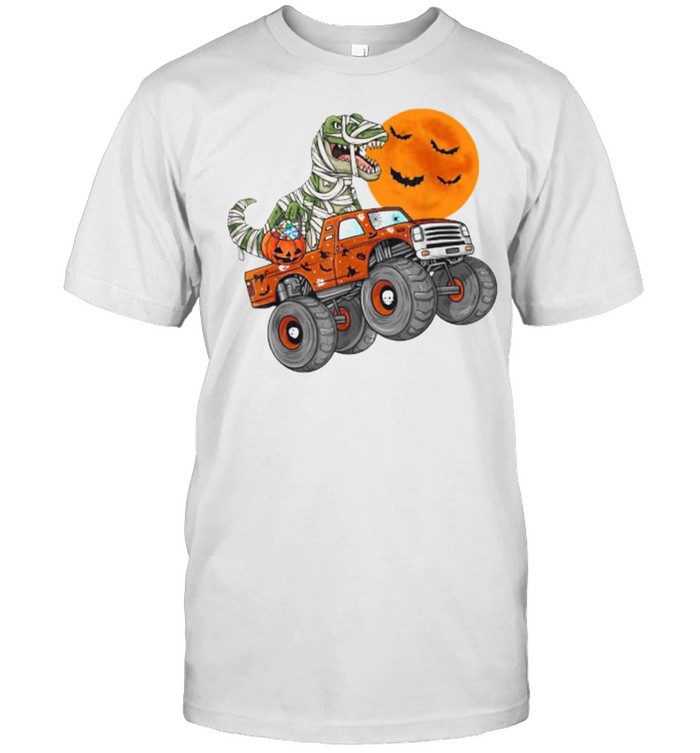 Halloween Mummy T Rex Monster Truck Pumkin  Classic Men's T-shirt