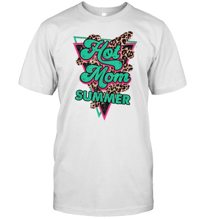 Hot Mom Life Summer Vibes Leopard T- Classic Men's T-shirt