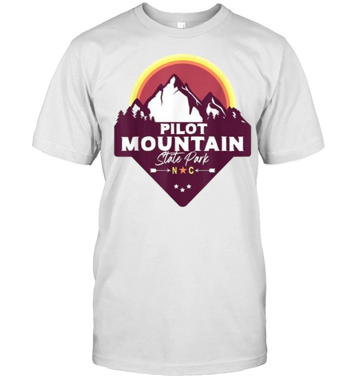 Pilot Mountain State Park North Carolina NC Mountains  Classic Men's T-shirt