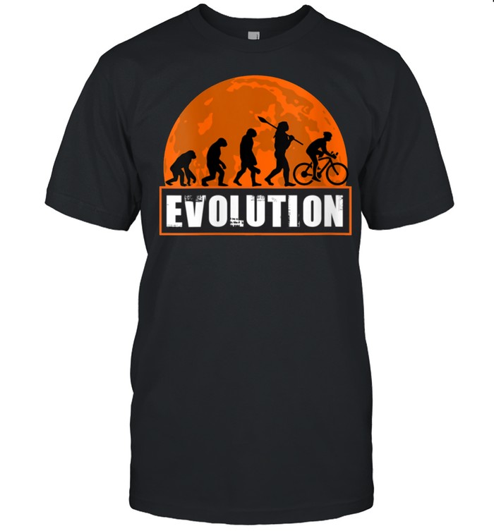 Cycling, Cyclist Human Evolution shirt
