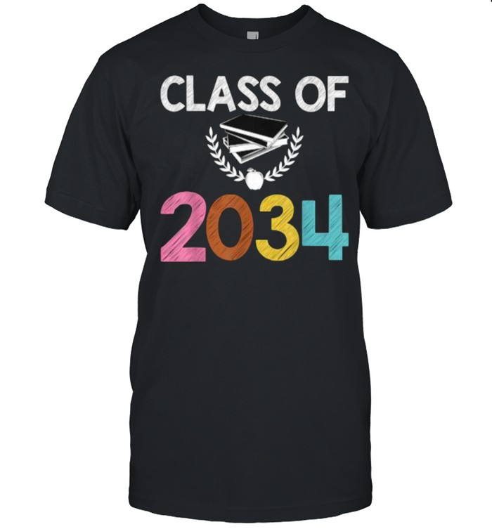 Class Of 2034 Shirt Pre-K Graduate Preschool Graduation T-Shirt - Trend ...