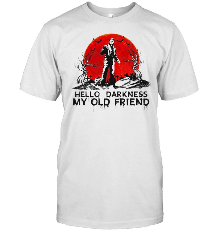 Michael Myers hello darkness my old friend Halloween shirt Classic Men's T-shirt