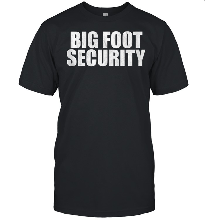 Big Foot Security Trick or Treating Halloween Costume shirt Classic Men's T-shirt