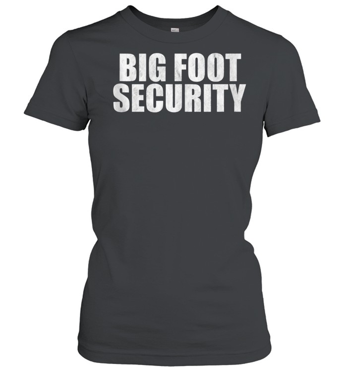 Big Foot Security Trick or Treating Halloween Costume shirt Classic Women's T-shirt