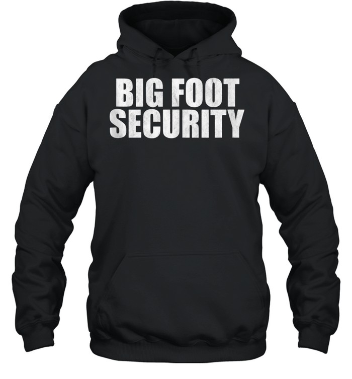 Big Foot Security Trick or Treating Halloween Costume shirt Unisex Hoodie