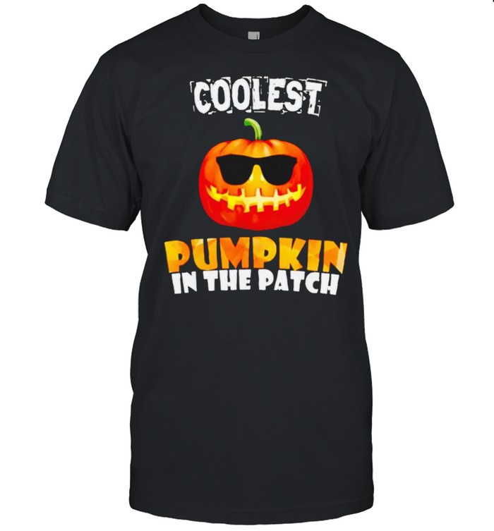 Coolest pumpkin in the patch halloween shirt Classic Men's T-shirt