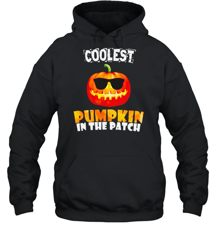 Coolest pumpkin in the patch halloween shirt Unisex Hoodie